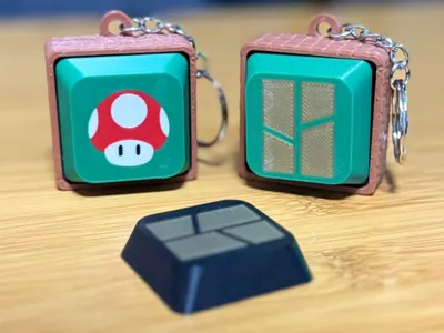 Addictive! Fidget Clicker Keychain - BIG KeyCAP