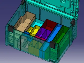 Makita Makpac Gridfinity Boxes