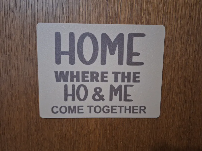 Home sign 