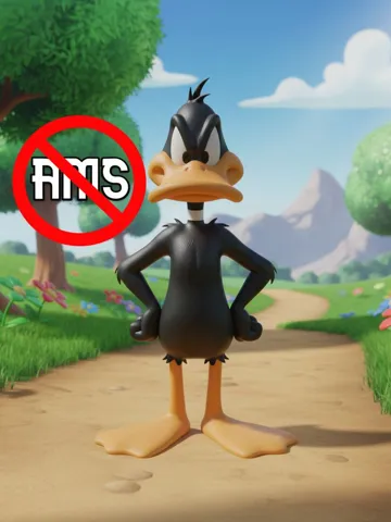 Accesorio para impresora 3D: Daffy Duck 25 cm Multi-Part Model No AMS Required — vista de referencia 2