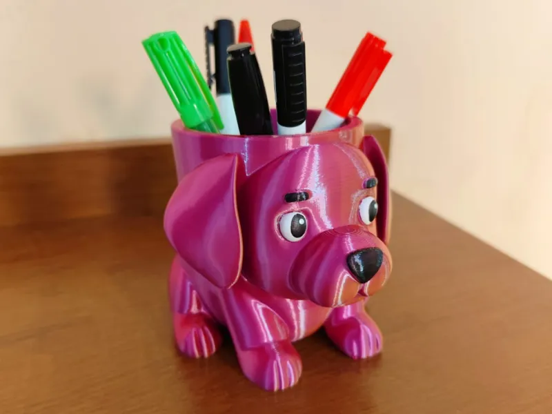 Porta-Canetas Cachorrinho Fofo