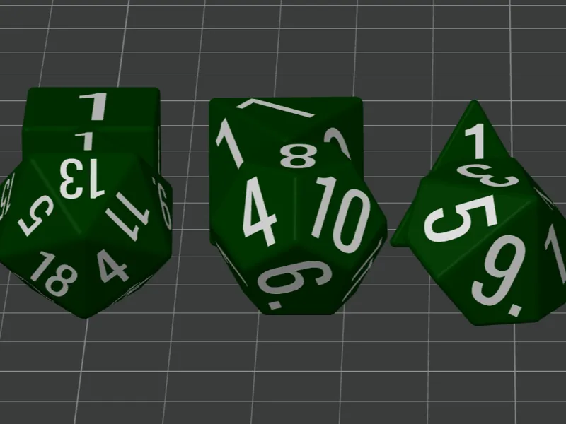 D&D Dice Full set, 7 dices