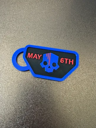 Helldivers II Keychain MAY 6TH edition