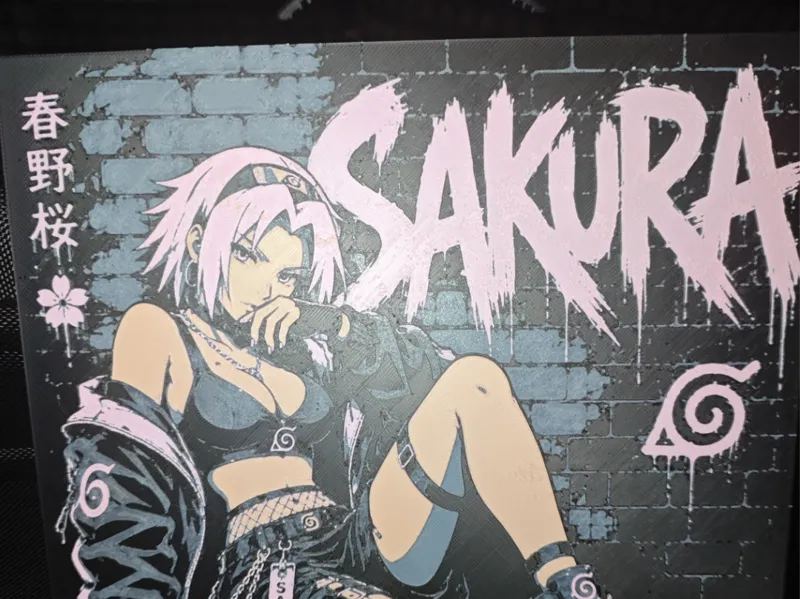 Sakura - Naruto Shippuden - Hueforge - Rapperin