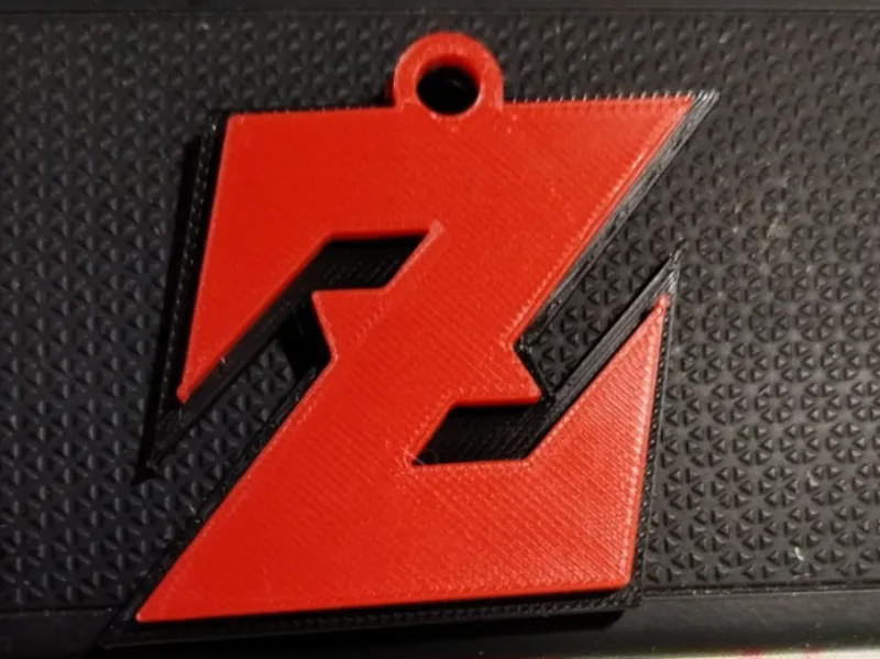 Dragon ball Z keychain letter Z