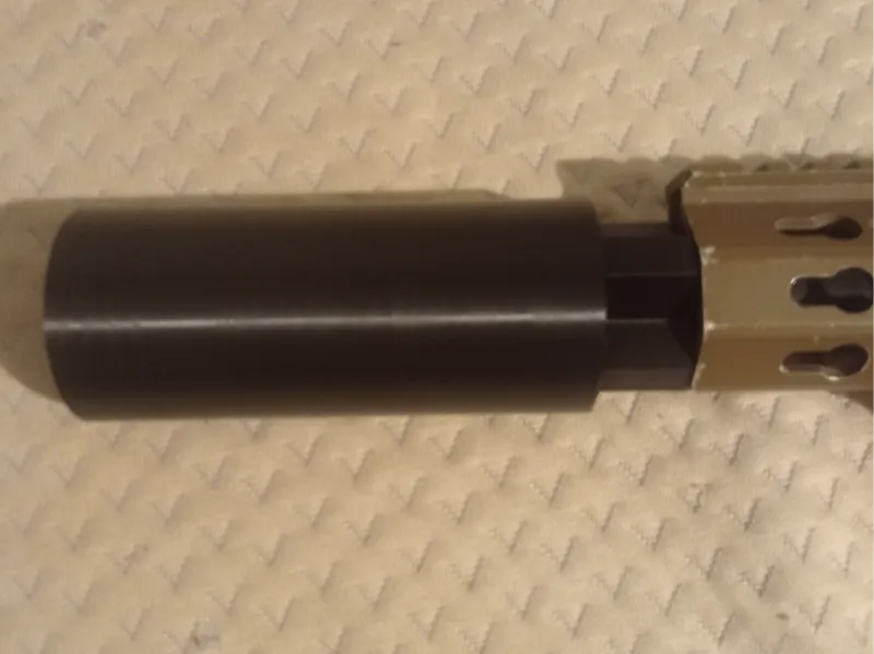 2 Big 14mm CCW airsoft supressor