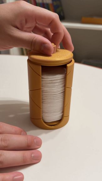 Swirl Cotton Pad Dispenser!