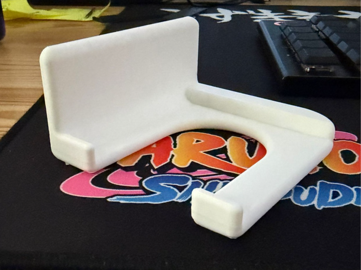 Ergonomic desktop stand for barcode scanners