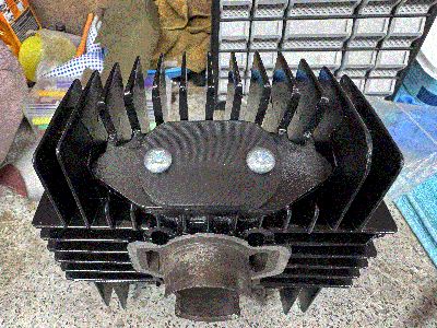 Puch VZ50 exhaust port blanking plate 