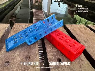Fishing Rig / Sabiki Saver (Fits most tackle box)