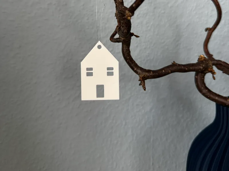 Dekoanhänger Haus V2