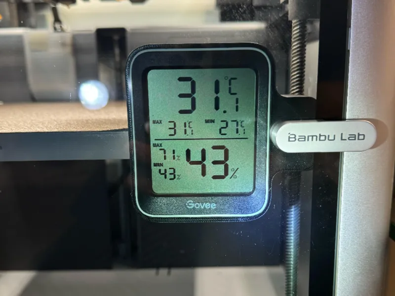 Govee H5075 Hygrometer mount for Bambu lab X1C