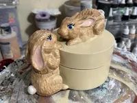 Boîte à bijoux forme d'œuf de Pâques — photo 1