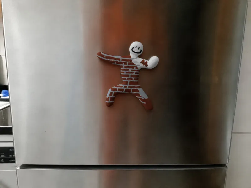 Meccha Chameleon – Title Screen Character Magnet