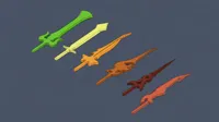 Lot de 6 épées pour figurine Dummy 13 — photo 2