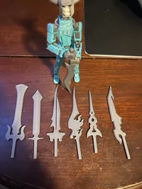 Lot de 6 épées pour figurine Dummy 13 — photo 3