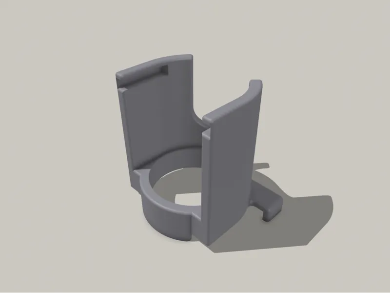 兰其亚DF64v手柄接粉支架新版 DF64v handle catch powder holder