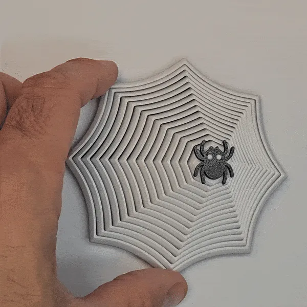 Fidget Spiderweb Twist with 4 pins