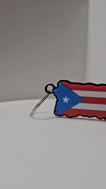 Puerto Rico Keychain