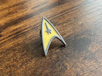 Star Trek Delta Enamel Lapel Pin