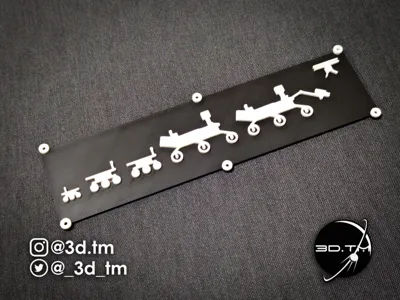NASA Rover Family Plate