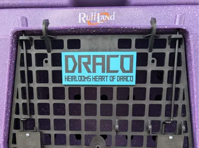 Large Ruff Land Kennel Tag