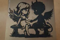 Tableau mural ange et démon — photo 2