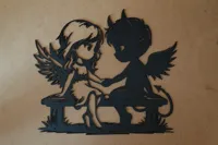 Tableau mural ange et démon — photo 3