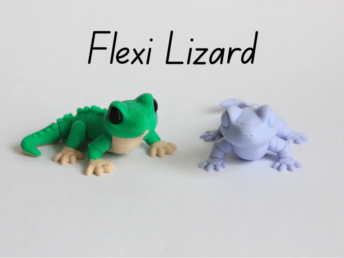 Flexi Lizard - Free 3D Print Model - MakerWorld