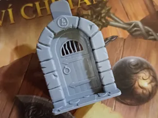 DnD, dungeon door - gloomhaven board game