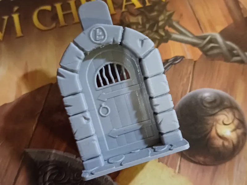DnD, dungeon door - gloomhaven board game