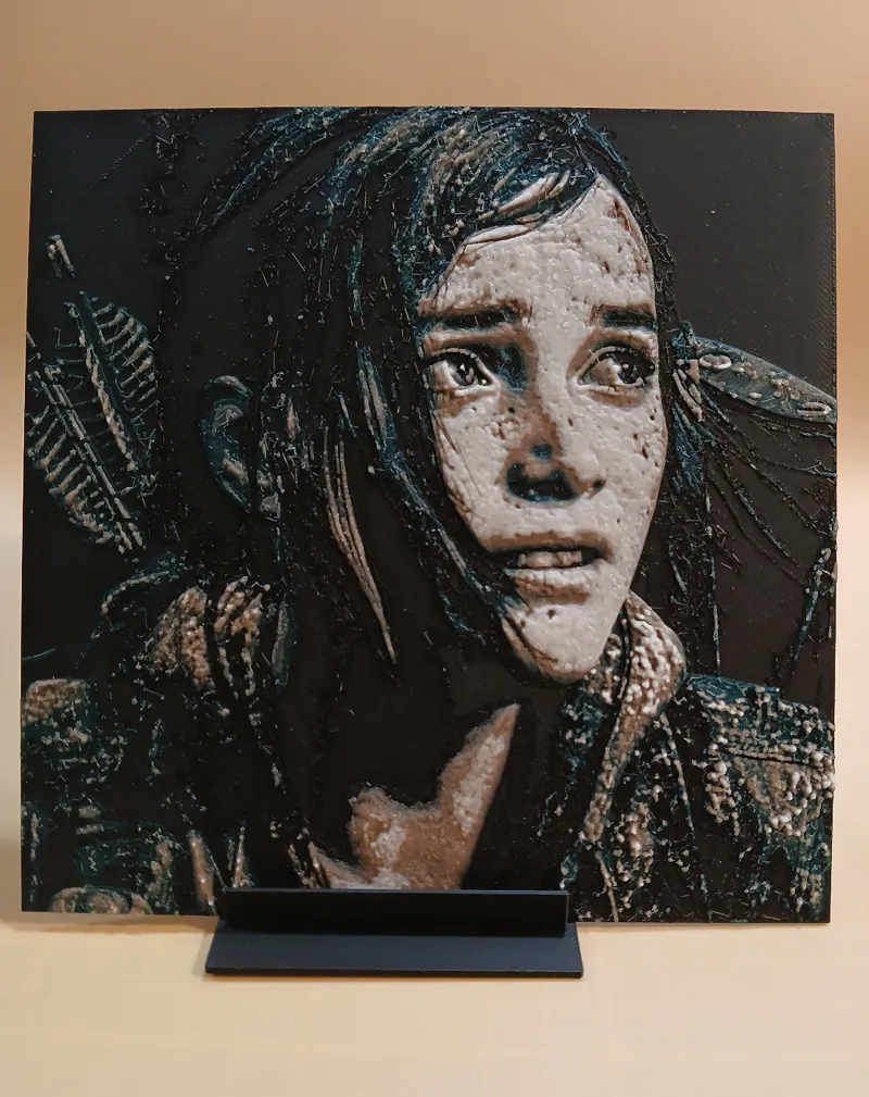 Ellie - The last of us 2 (HueForge 4 color)