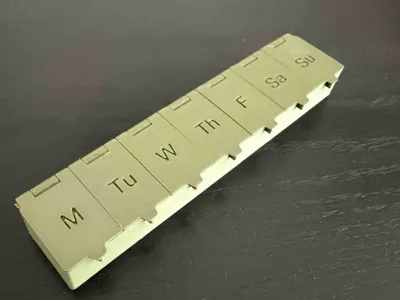 7 Day Snap-Lock Pill Organizer