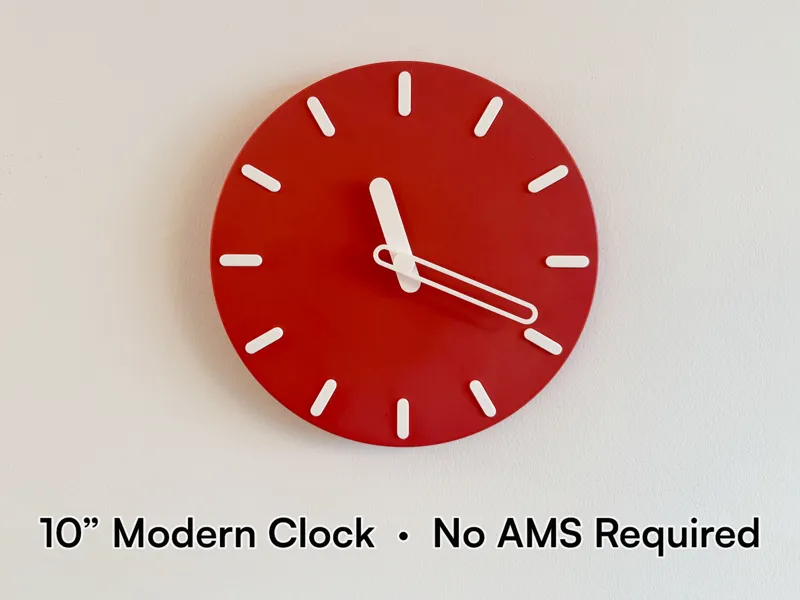 Modern Minimalist Wall Clock