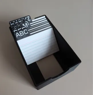 Index Card Box DIN A8