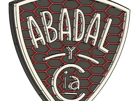Porte-clé Abadal – Logo rétro de voiture ancienne