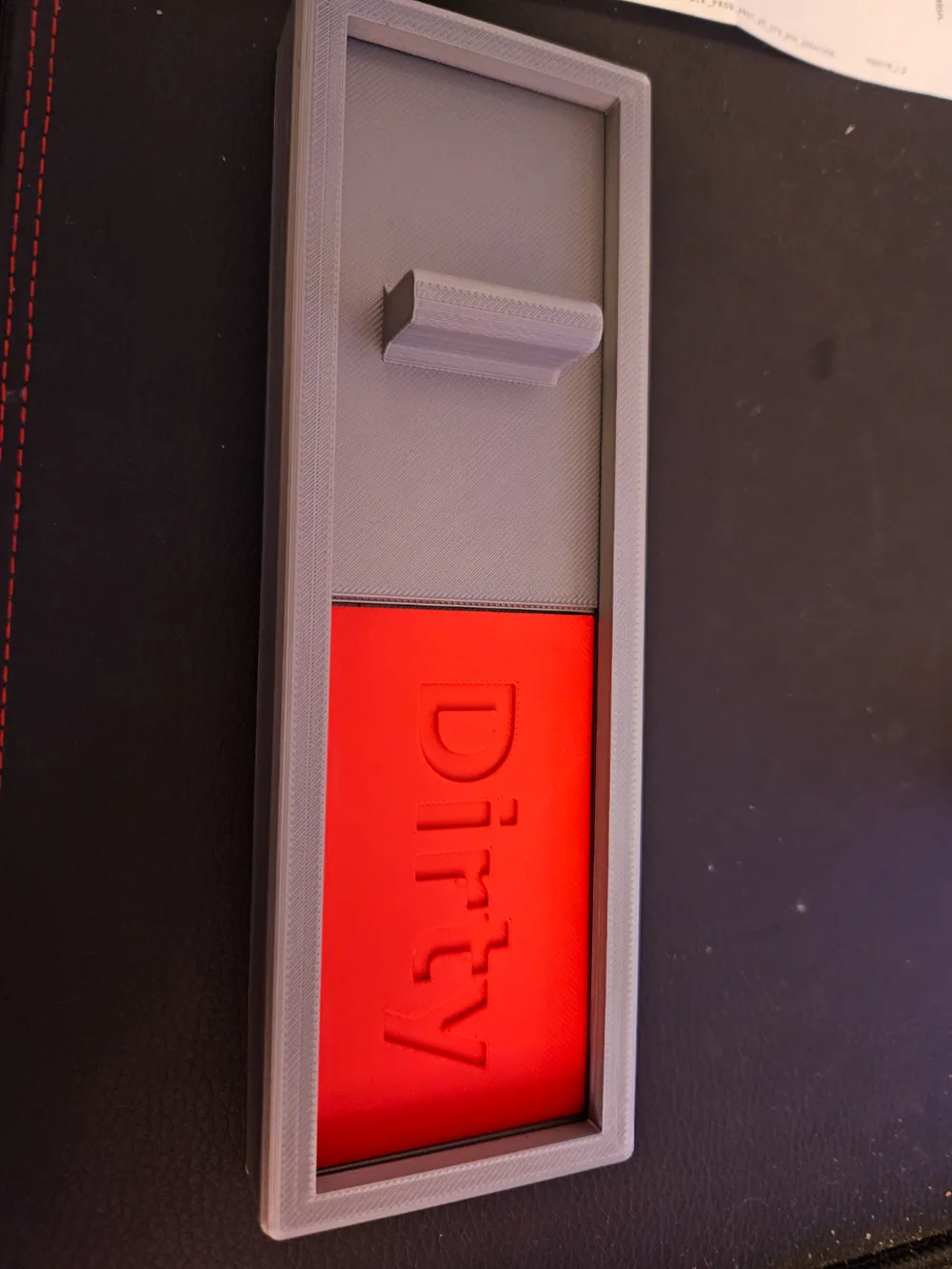 Dishwasher/Laundry Dirty and Clean sign toggle by user ...