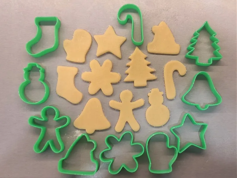 Christmas Simple Cookie Cutters Set of 10