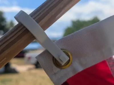 Flag Pole Clip