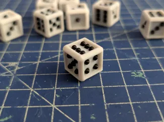 Braille Dice (6 Sided)