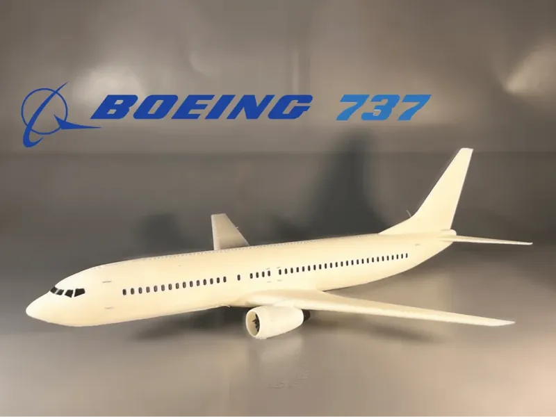Small Boeing 737 / Print-In-Place 