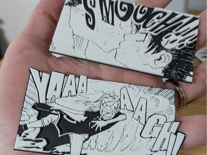 Naruto and Sasuke accidentally Kiss Panel Manga