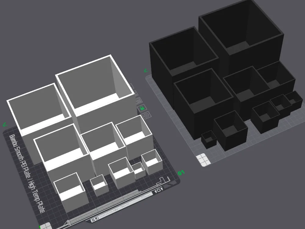 Nested Process Boxes 20 Nesting Boxes - 20mm to 122mm by TripleGWorkshop - MakerWorld