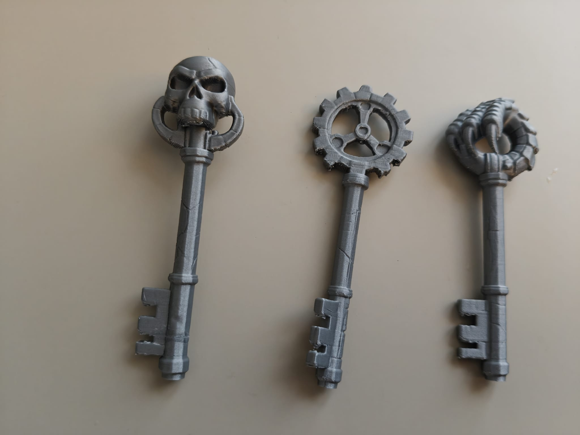DnD key set - dragonclaw gear skull keys