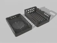 Boîtier pour Raspberry Pi 5 avec HAT M.2 NVMe (version longue) — photo 1