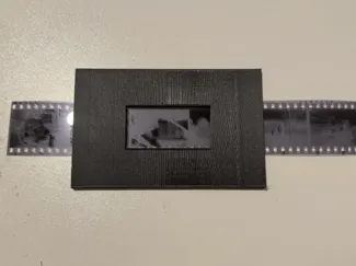 Simple 35mm Film Holder for DSLR Scanning