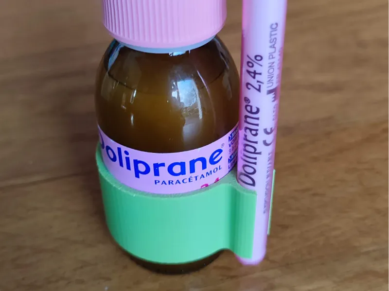 Porte pipette de doliprane sirop