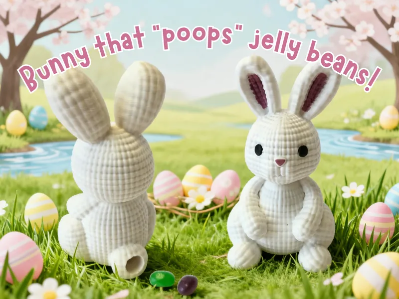 Mini Bunny that Poops Jelly Beans!