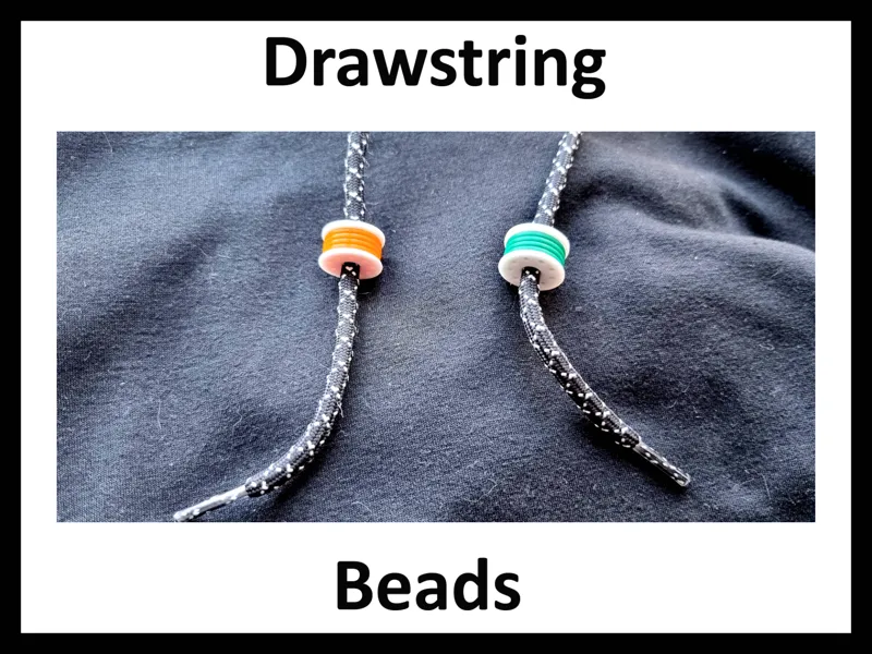 Filament Spool Drawstring Beads