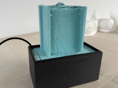 Modern Fountain - Wall effect